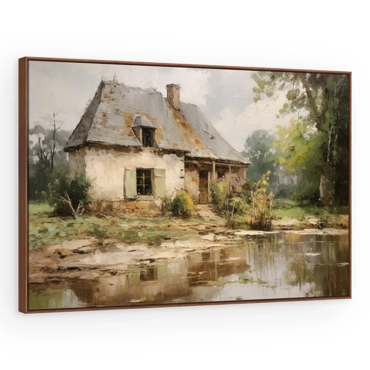 Quadro Decorativo Canvas Chalé Rústico - PA0015