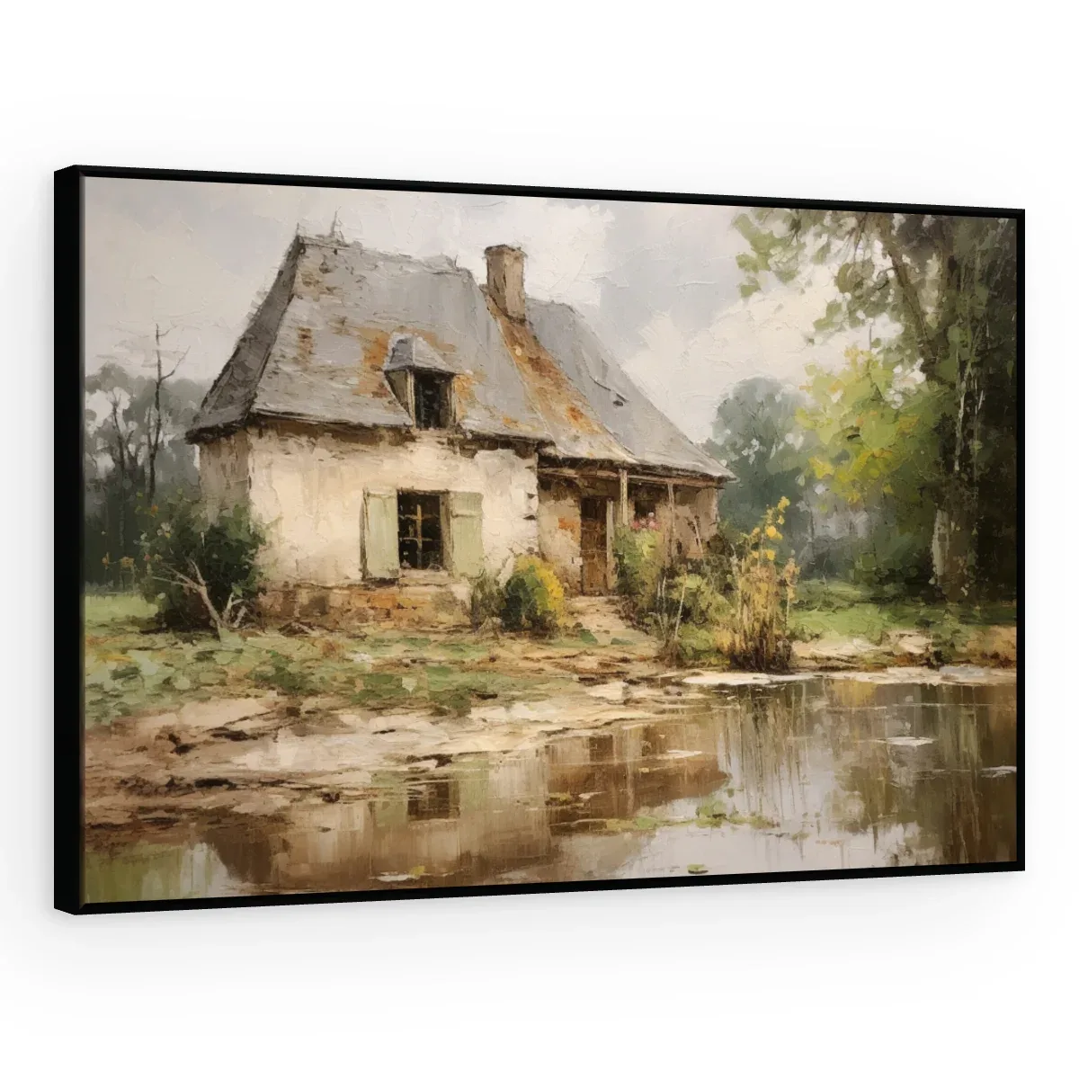 Quadro Decorativo Canvas Chalé Rústico - PA0015