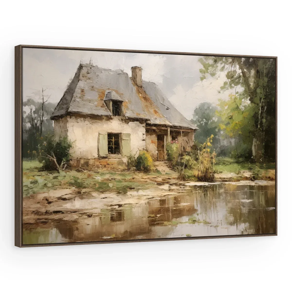 Quadro Decorativo Canvas Chalé Rústico - PA0015
