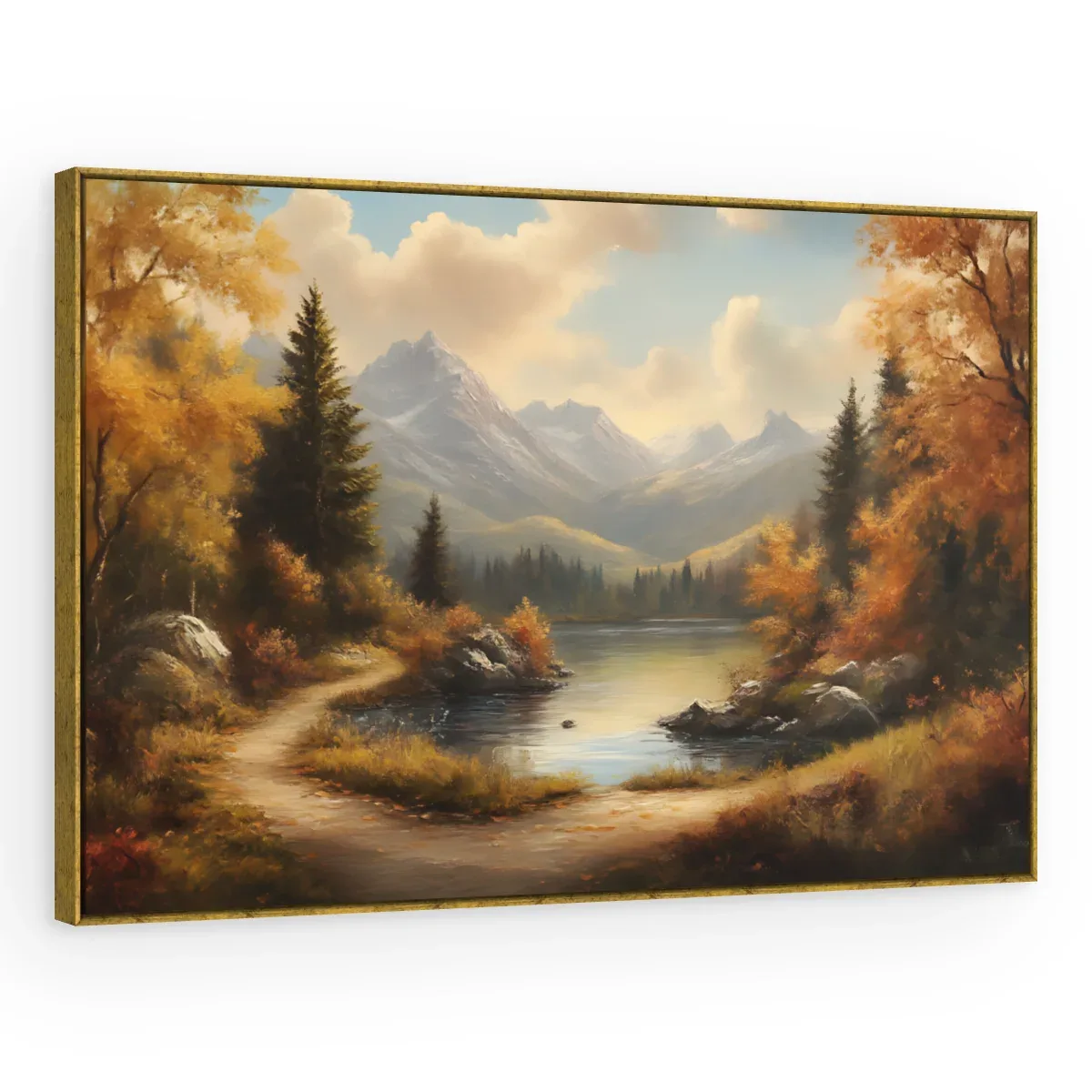 Quadro Decorativo Canvas Vale Outonal - PA0021