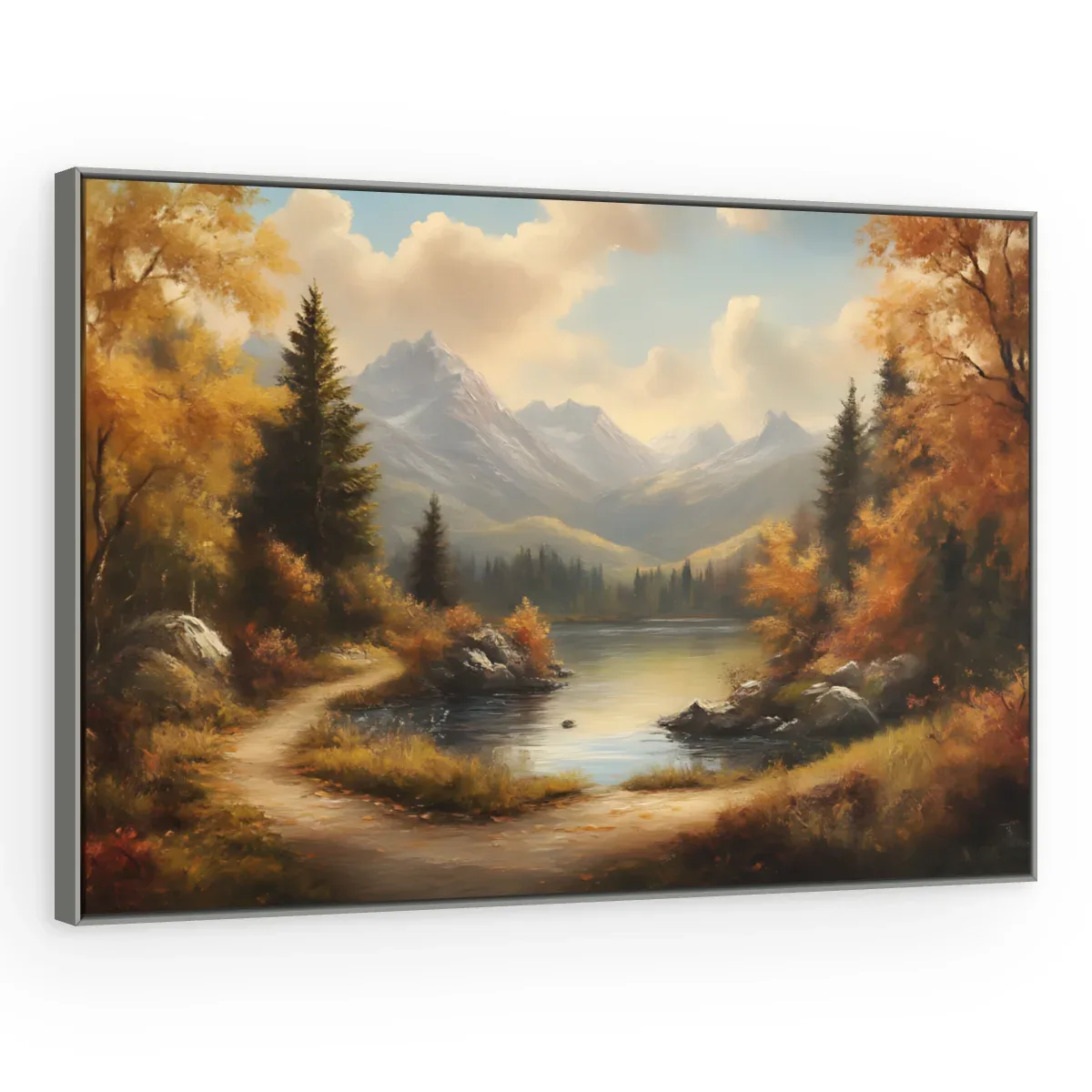 Quadro Decorativo Canvas Vale Outonal - PA0021