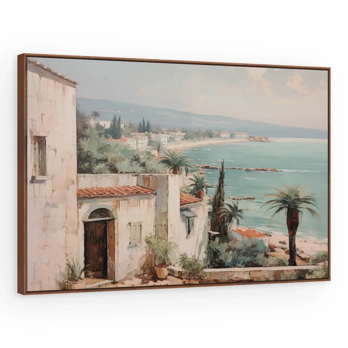 Quadro Decorativo Canvas Litoral Mediterrâneo - PA0022