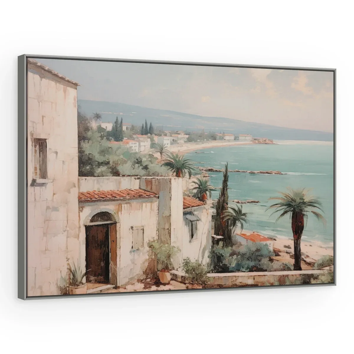 Quadro Decorativo Canvas Litoral Mediterrâneo - PA0022