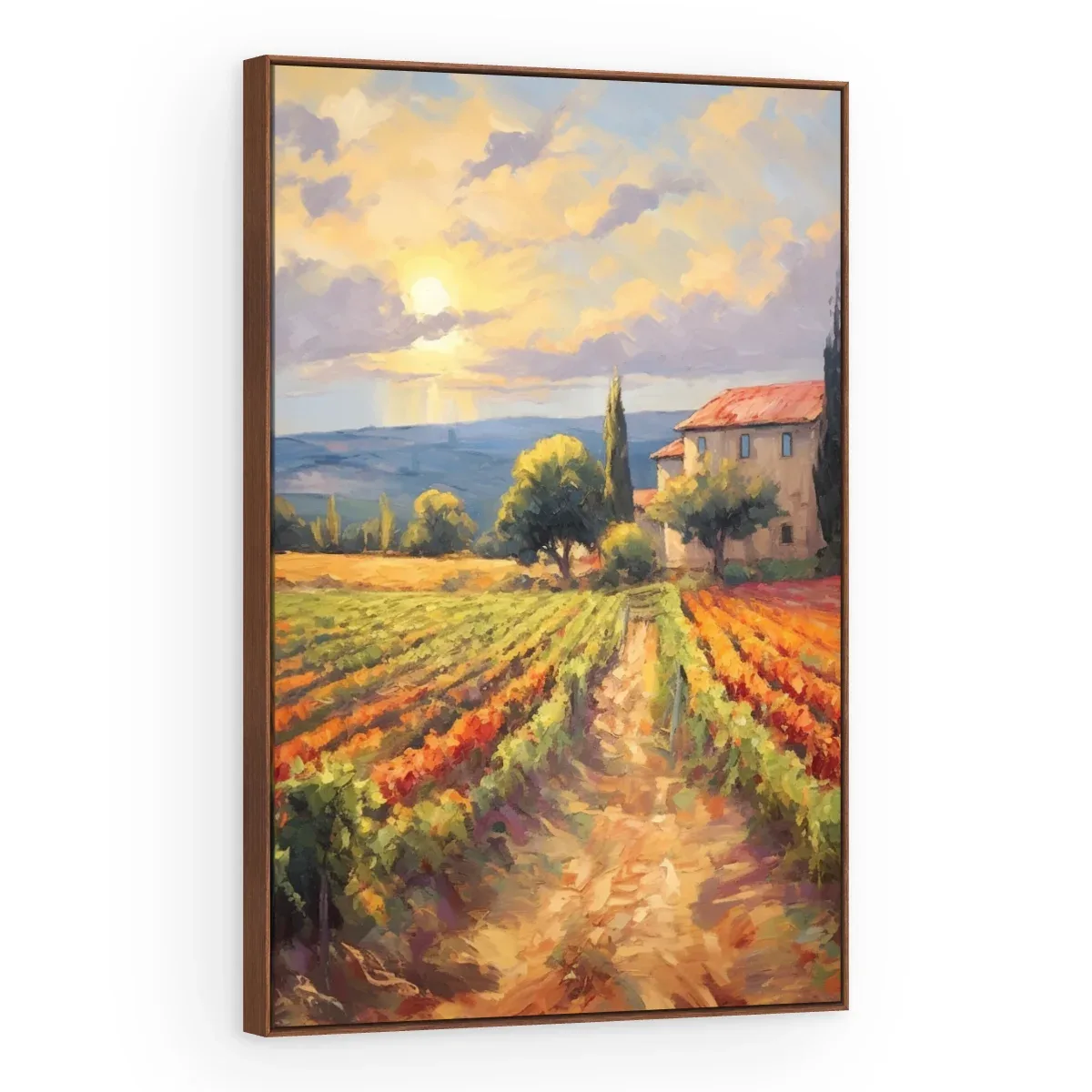 Quadro Decorativo Canvas Vinhedo Toscano - PA0023