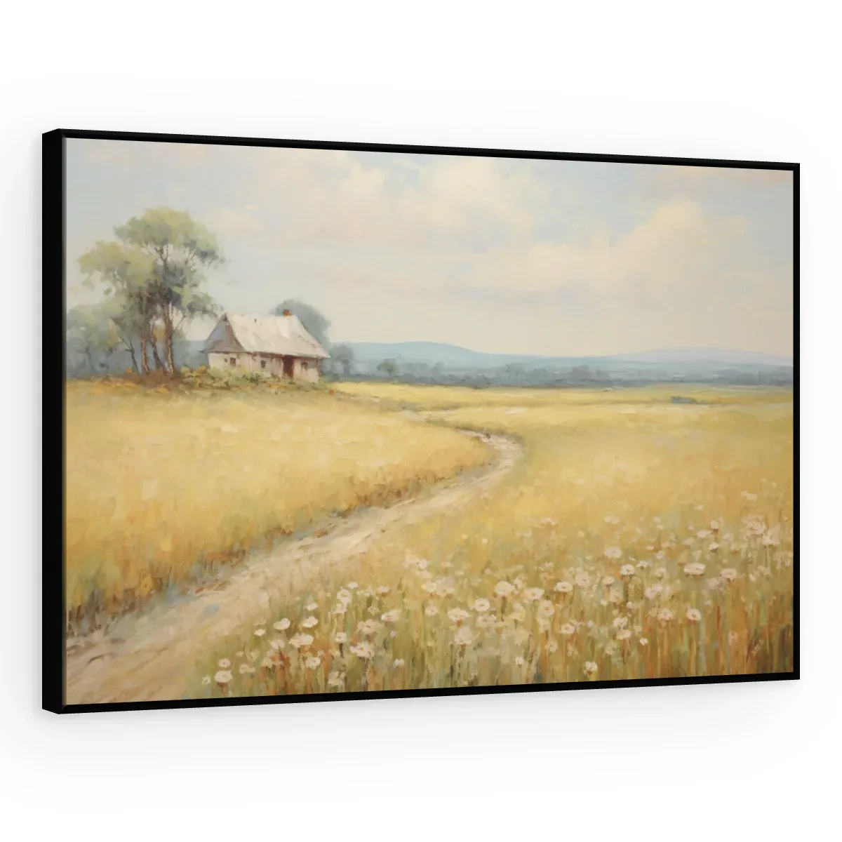 Quadro Decorativo Canvas Campo Dourado - PA0025