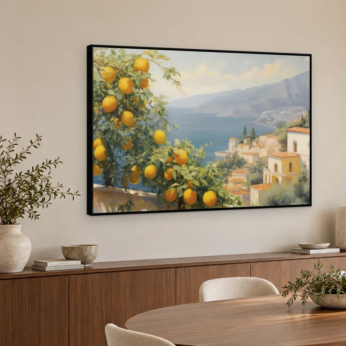 Quadro Decorativo Canvas Costa Amalfitana - PA0026