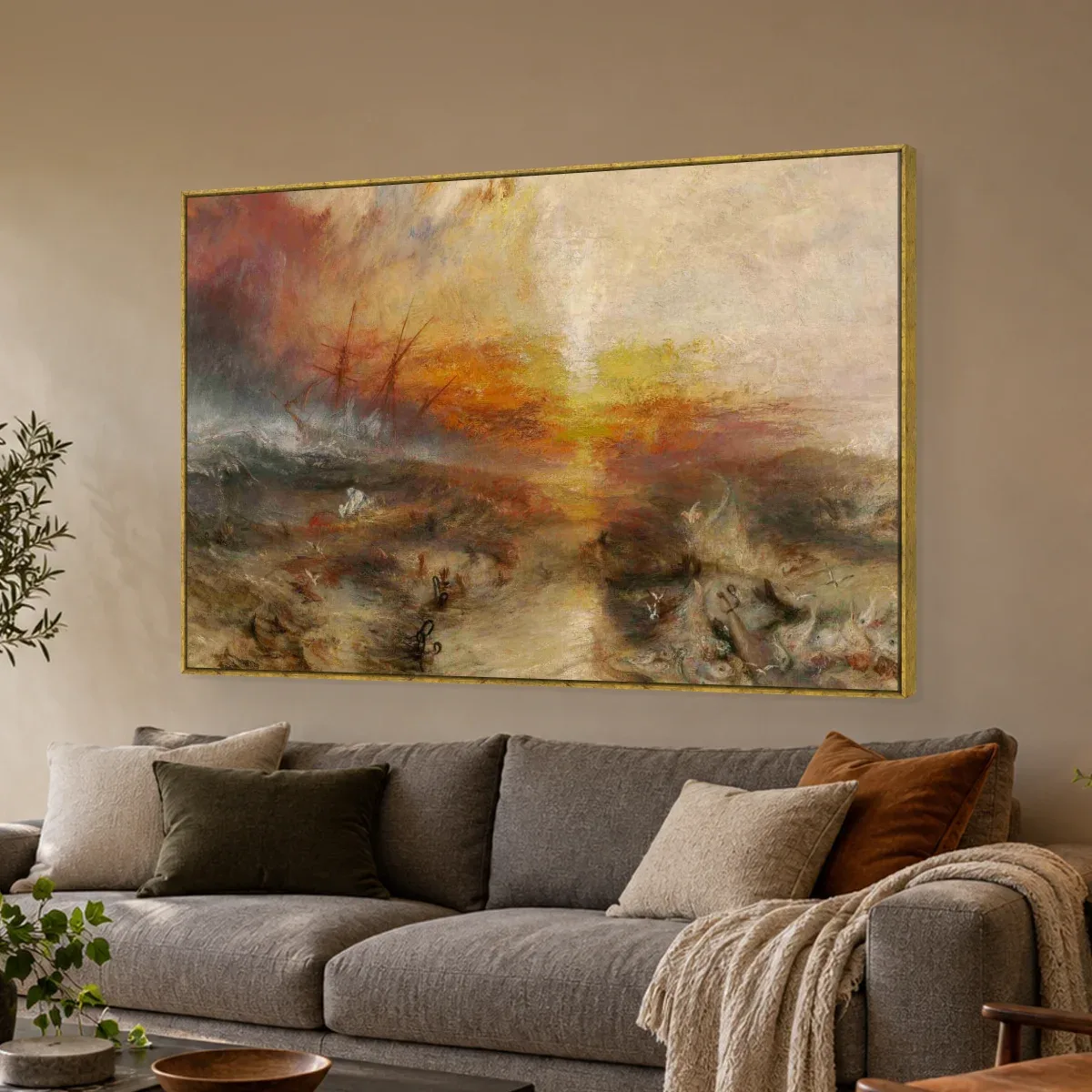 Quadro Decorativo Canvas Mar Tempestuoso - PA0027