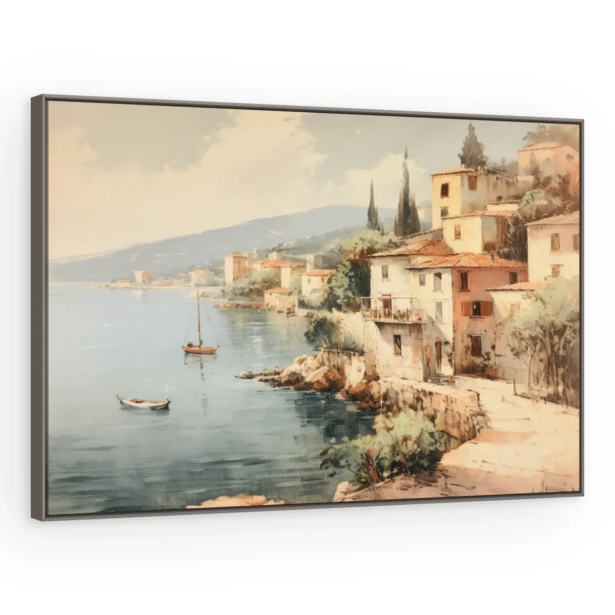 Quadro Decorativo Canvas Vilarejo Costeiro - PA0030