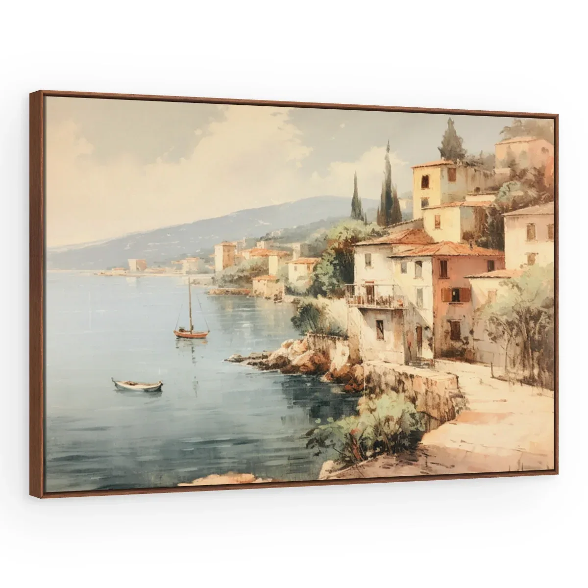 Quadro Decorativo Canvas Vilarejo Costeiro - PA0030