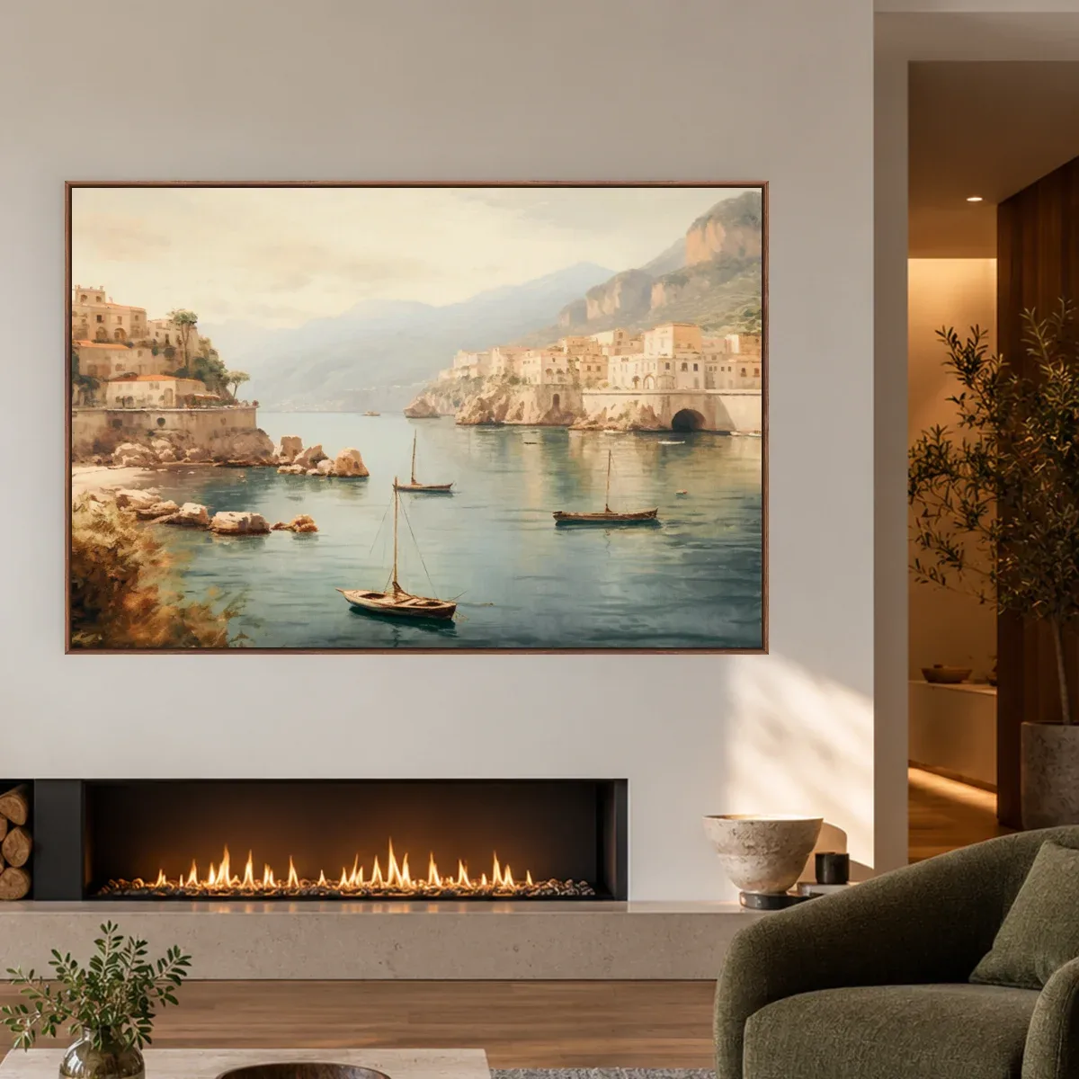 Quadro Decorativo Canvas Baía Ensolarada - PA0031