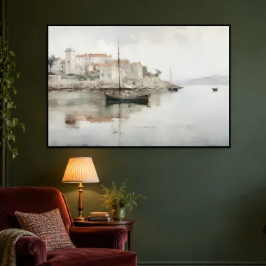 Quadro Decorativo Canvas Porto Sereno - PA0032