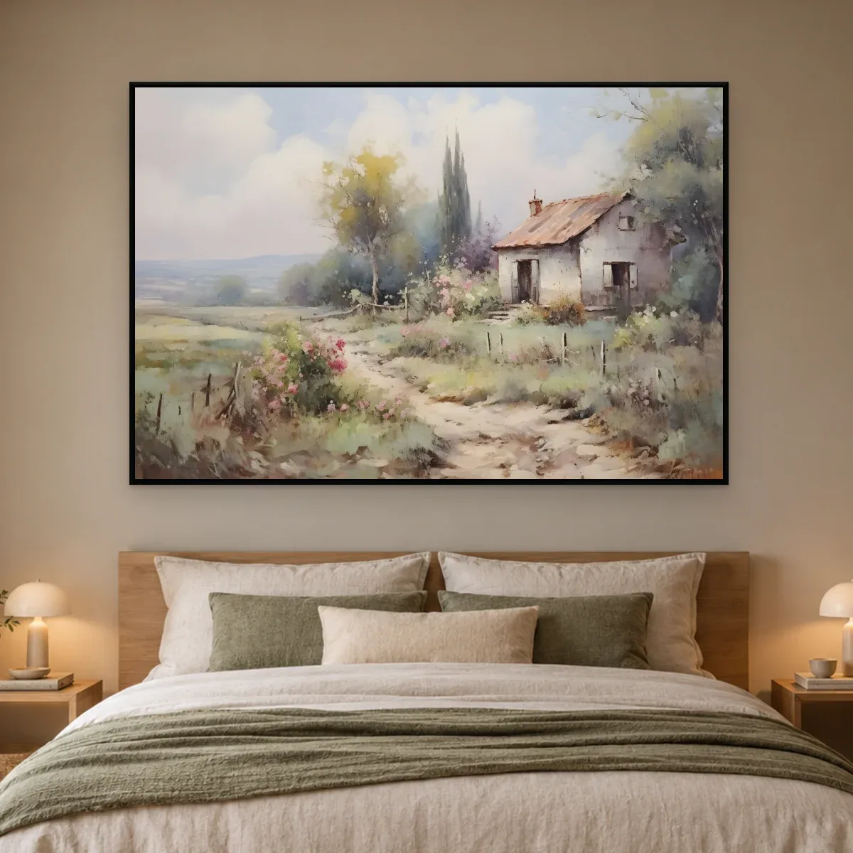Quadro Decorativo Canvas Casa Campestre - PA0038