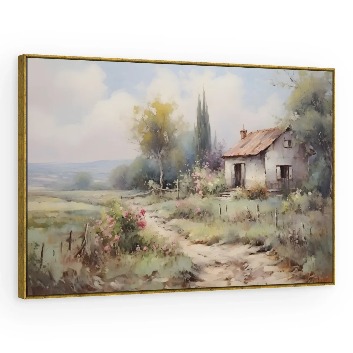 Quadro Decorativo Canvas Casa Campestre - PA0038
