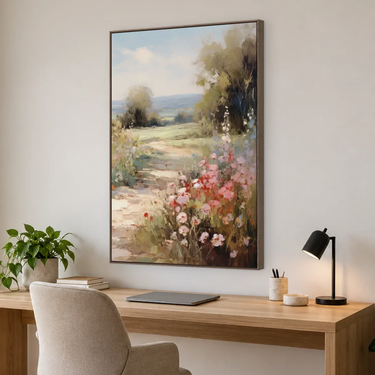 Quadro Decorativo Canvas Trilha Rosada - PA0039