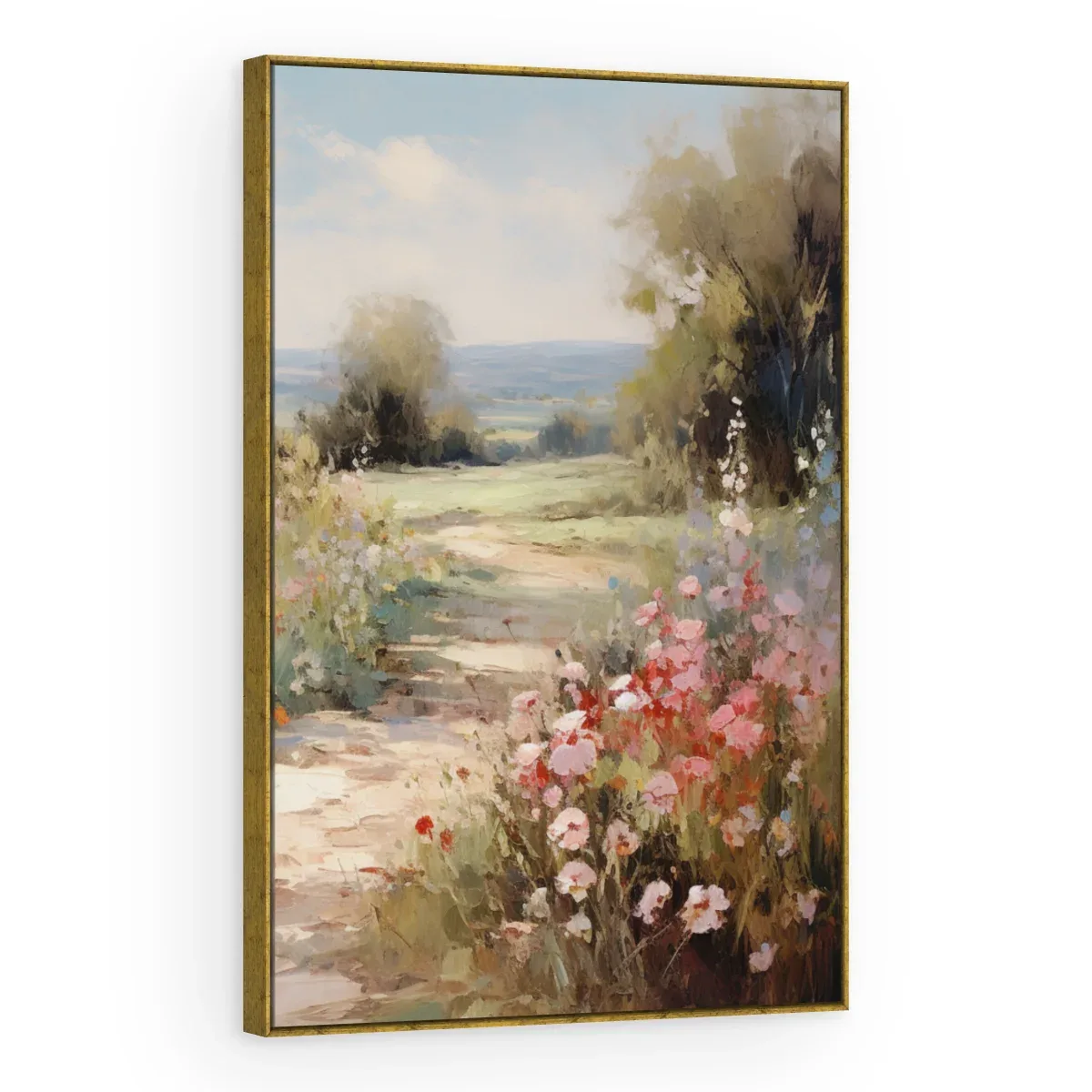 Quadro Decorativo Canvas Trilha Rosada - PA0039