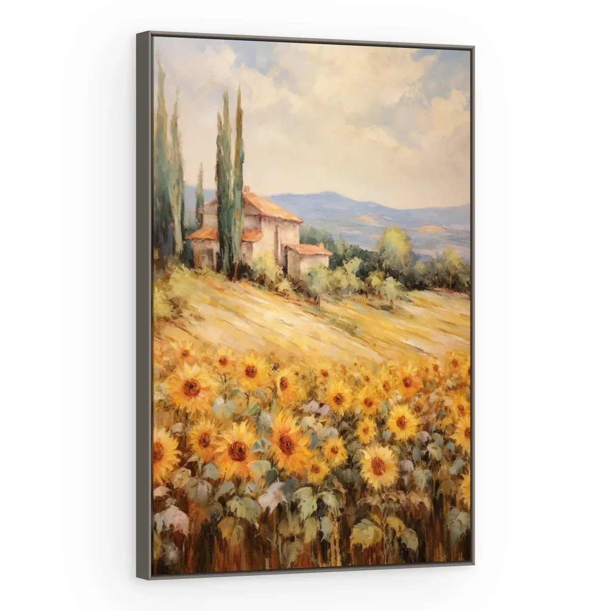 Quadro Decorativo Canvas Girassóis Toscanos - PA0040