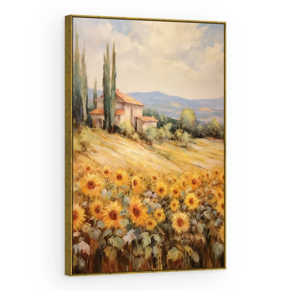 Quadro Decorativo Canvas Girassóis Toscanos - PA0040