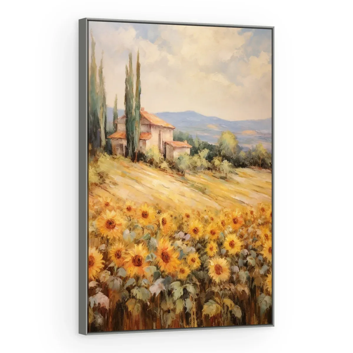 Quadro Decorativo Canvas Girassóis Toscanos - PA0040
