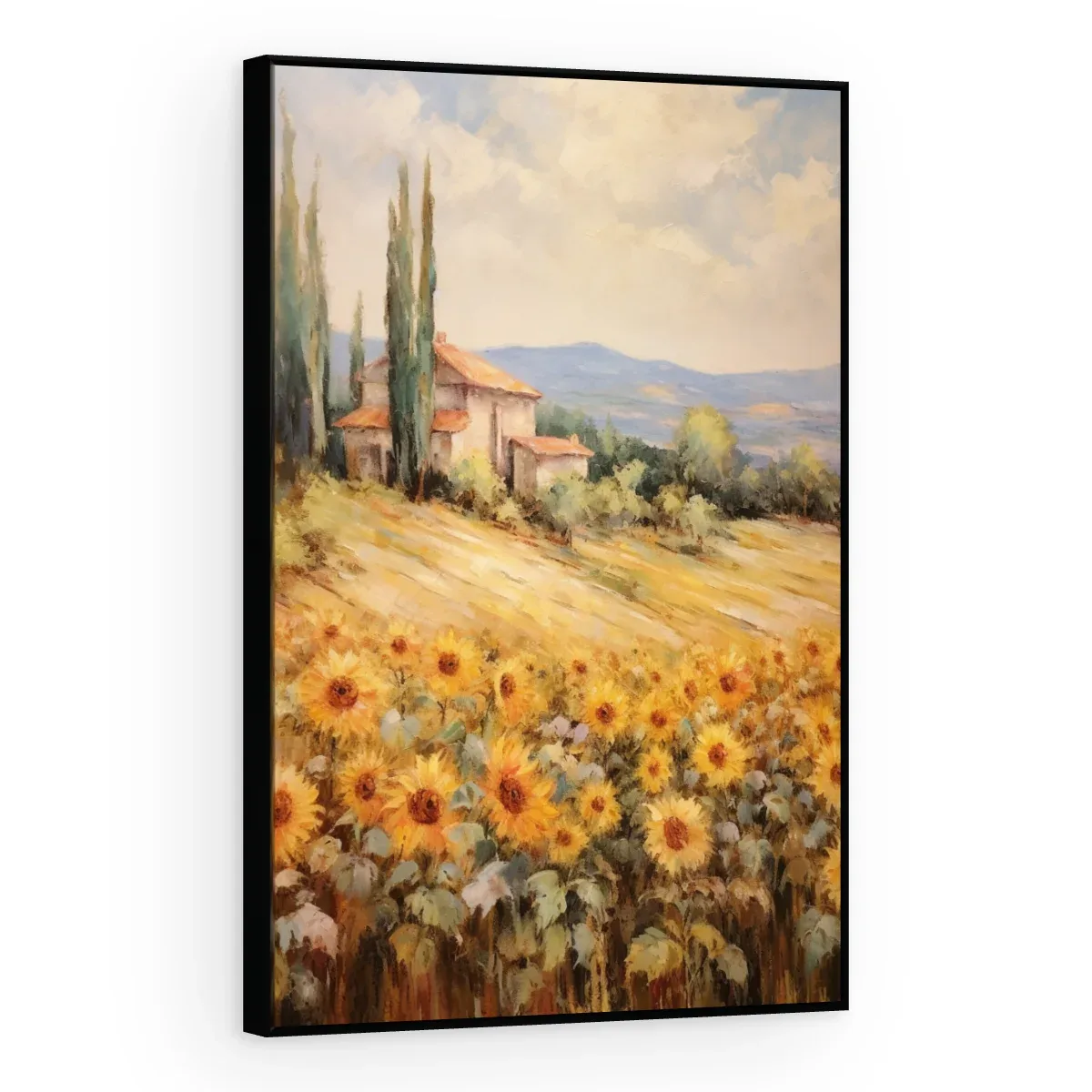 Quadro Decorativo Canvas Girassóis Toscanos - PA0040