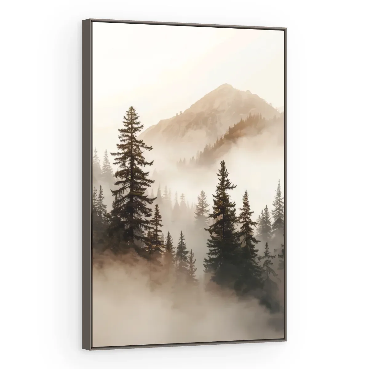 Quadro Decorativo Canvas Floresta Enevoada - PA0042