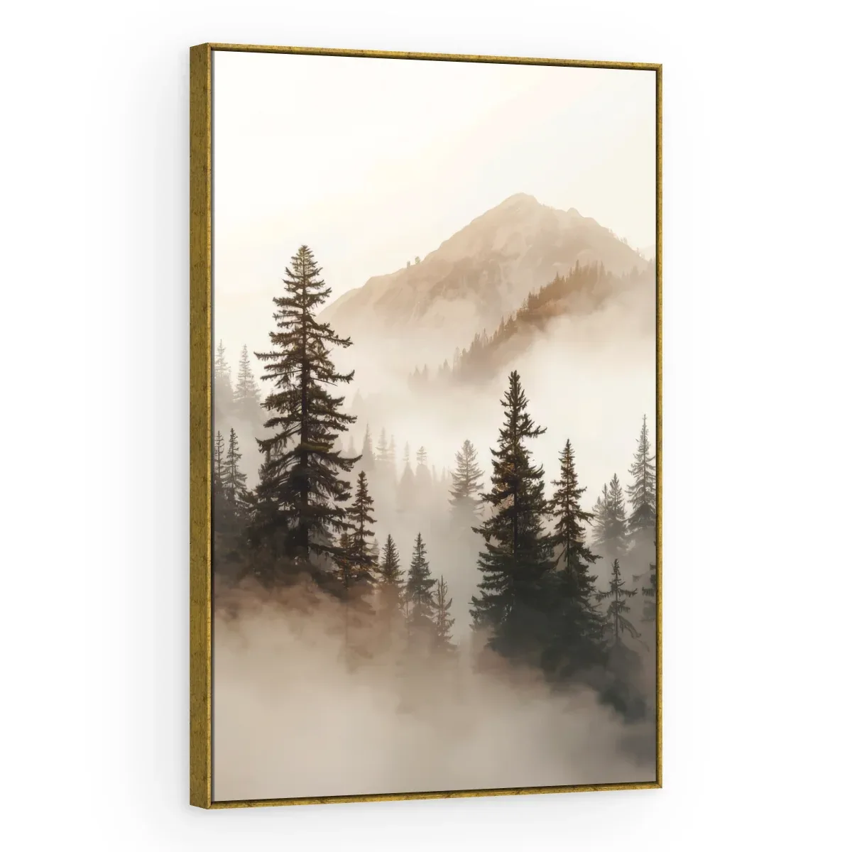 Quadro Decorativo Canvas Floresta Enevoada - PA0042
