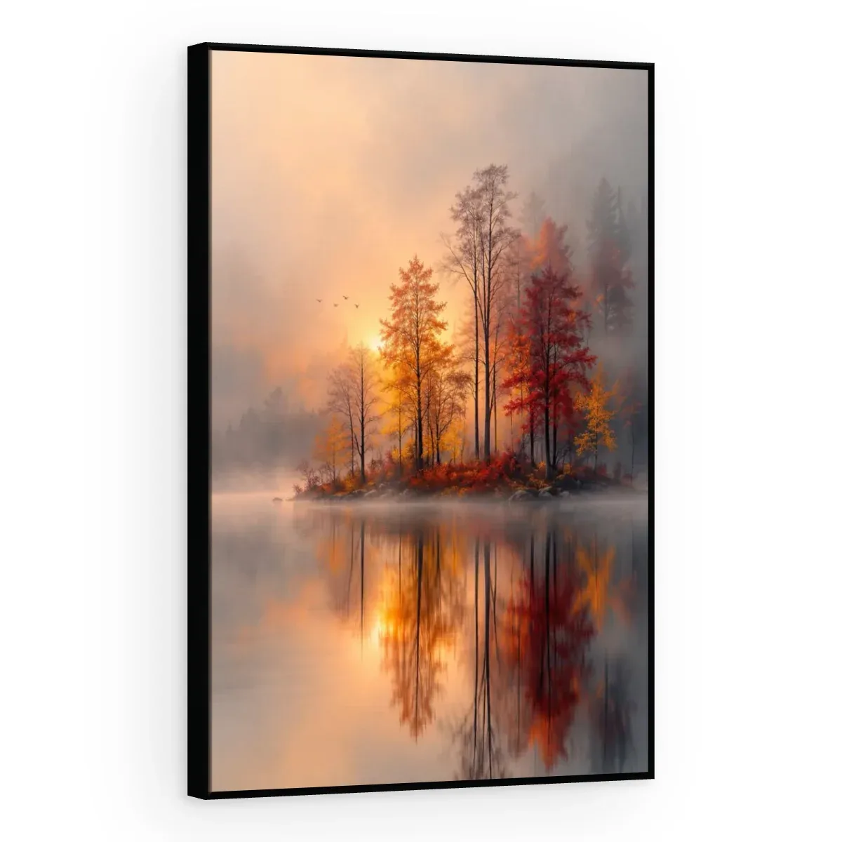 Quadro Decorativo Canvas Espelho Outonal - PA0045