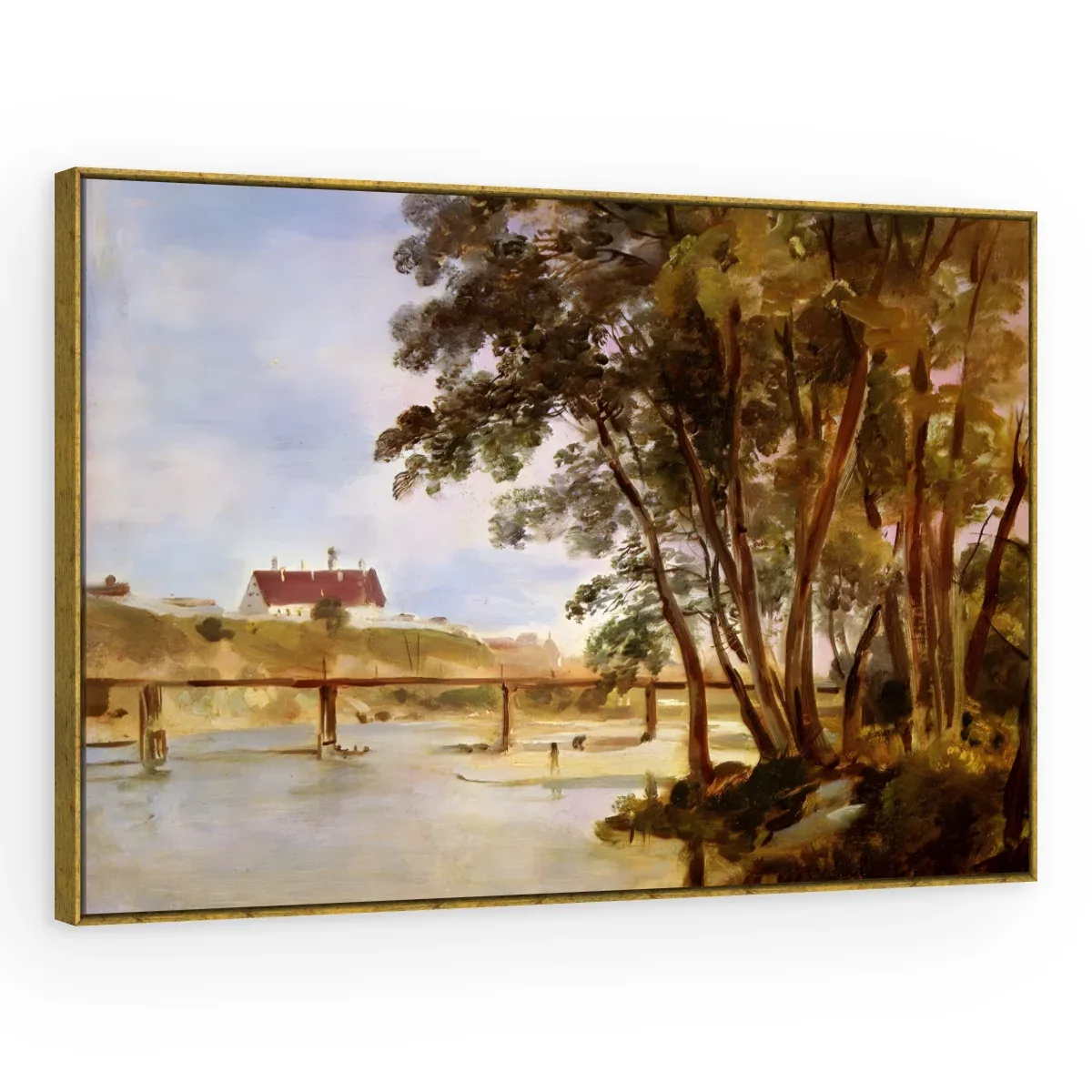 Quadro Decorativo Canvas Ponte Rural - PA0047