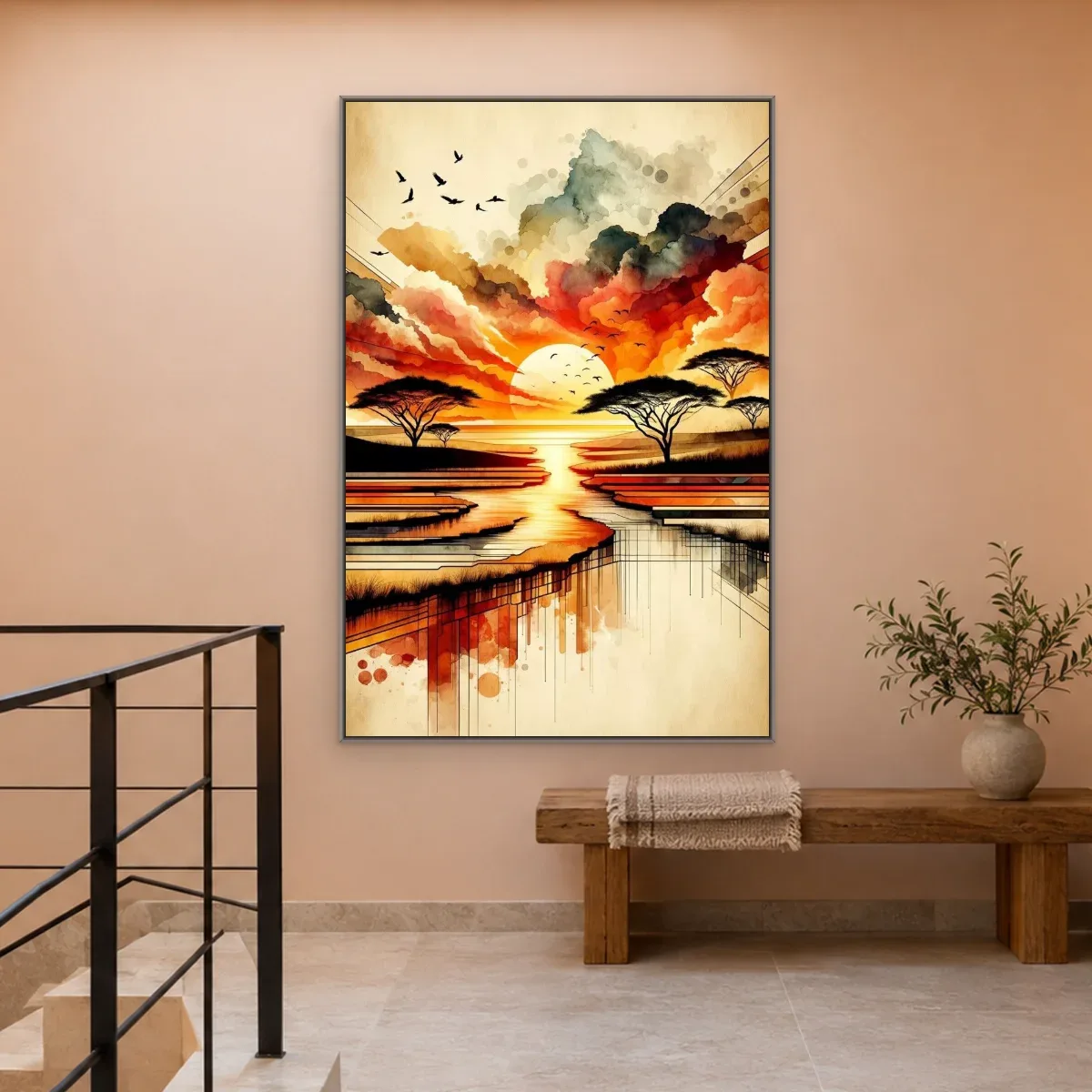 Quadro Decorativo Canvas Savana Africana - PA0049