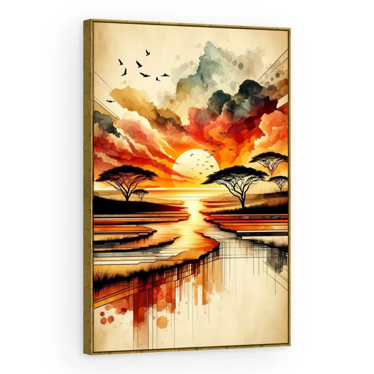 Quadro Decorativo Canvas Savana Africana - PA0049