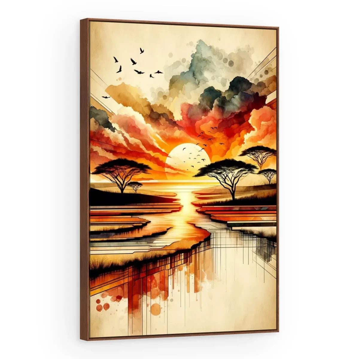 Quadro Decorativo Canvas Savana Africana - PA0049