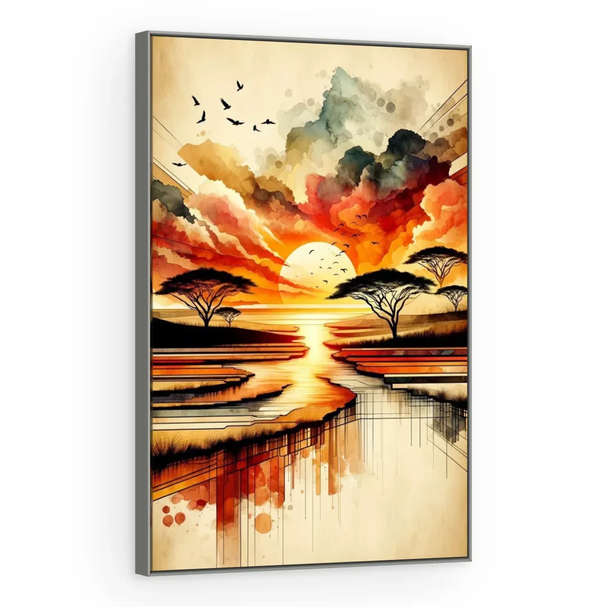 Quadro Decorativo Canvas Savana Africana - PA0049