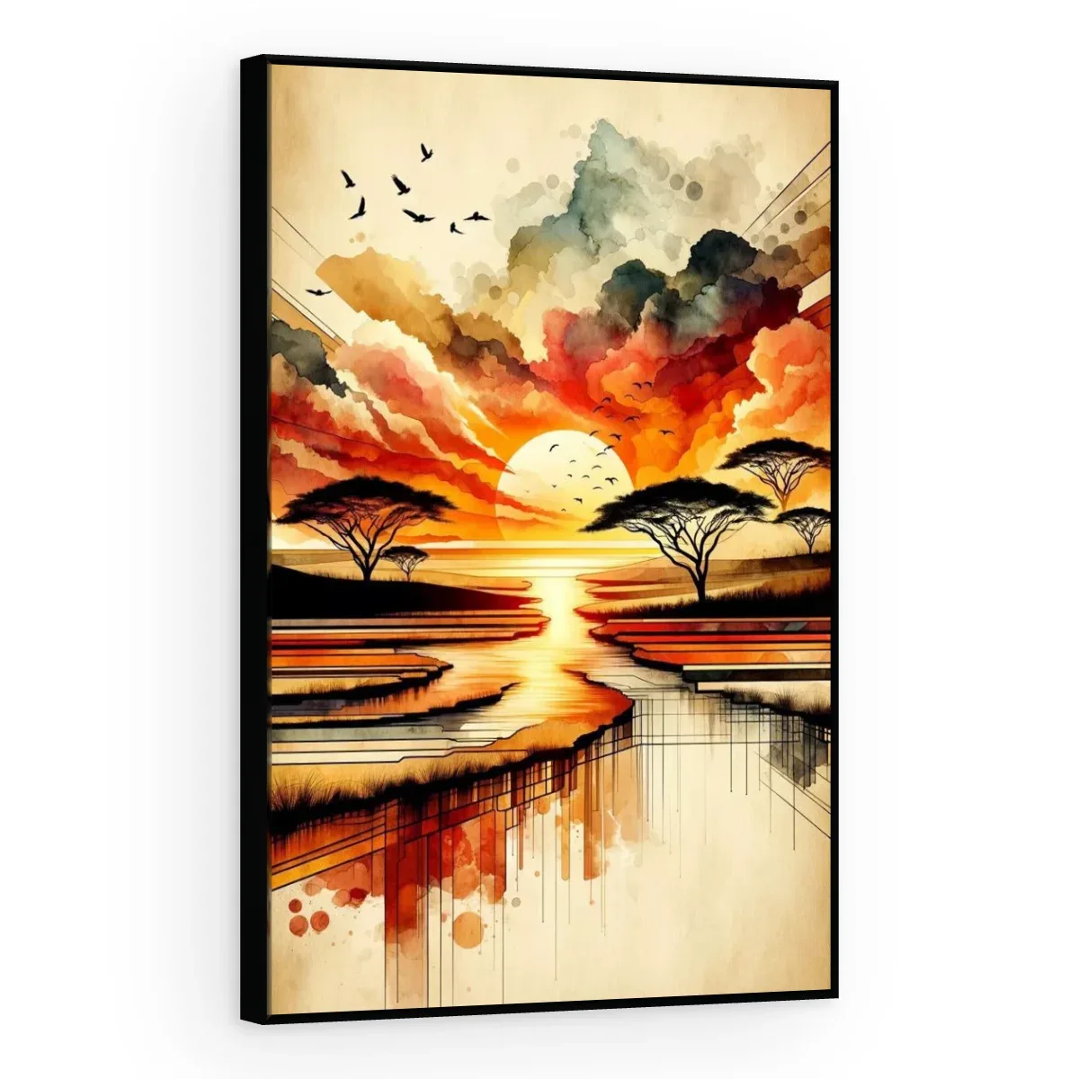 Quadro Decorativo Canvas Savana Africana - PA0049