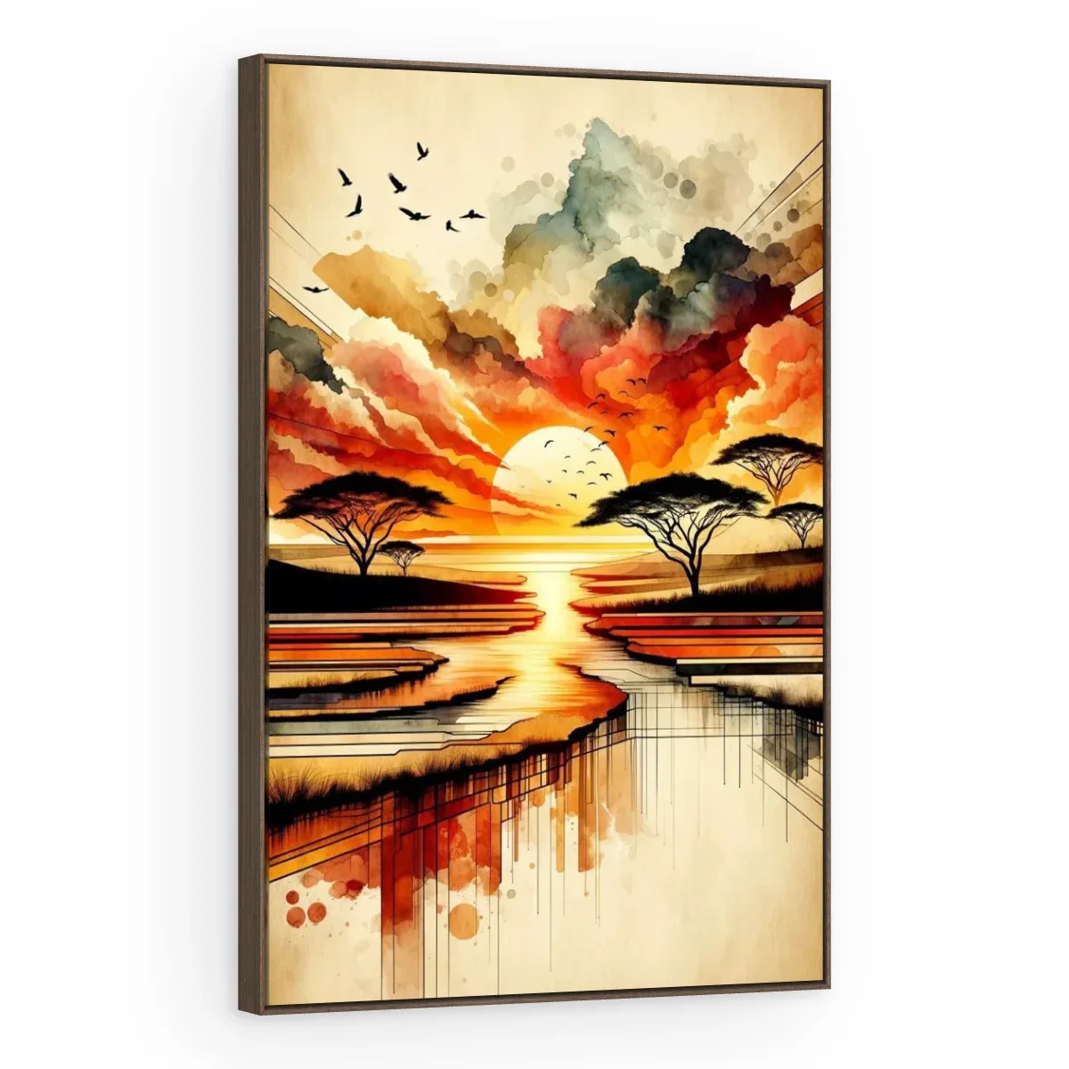 Quadro Decorativo Canvas Savana Africana - PA0049