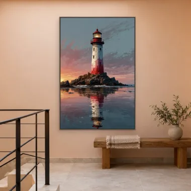 Quadro Decorativo Canvas Farol Rochoso - PA0050
