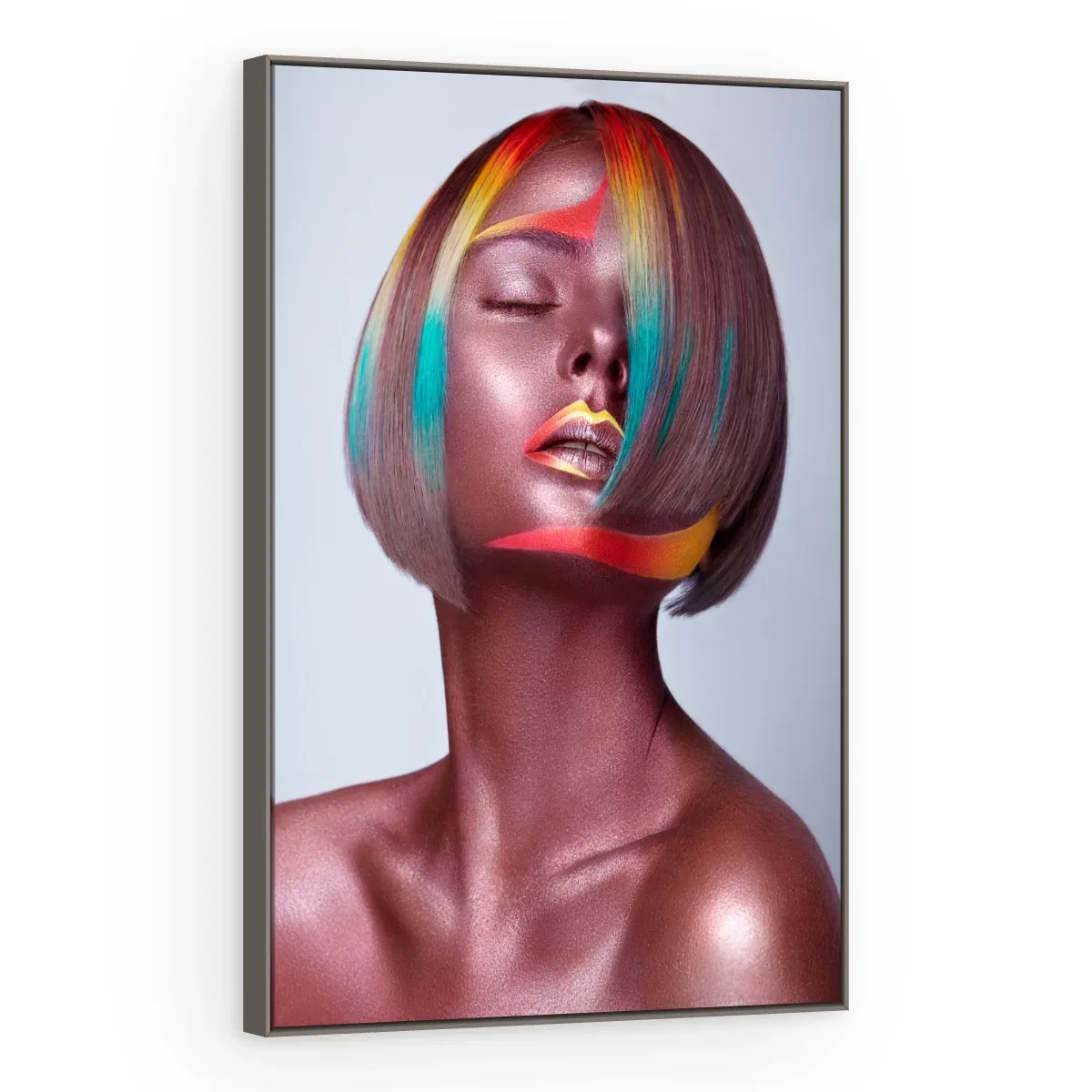 Quadro Decorativo Canvas Musa Colorida - PE0005