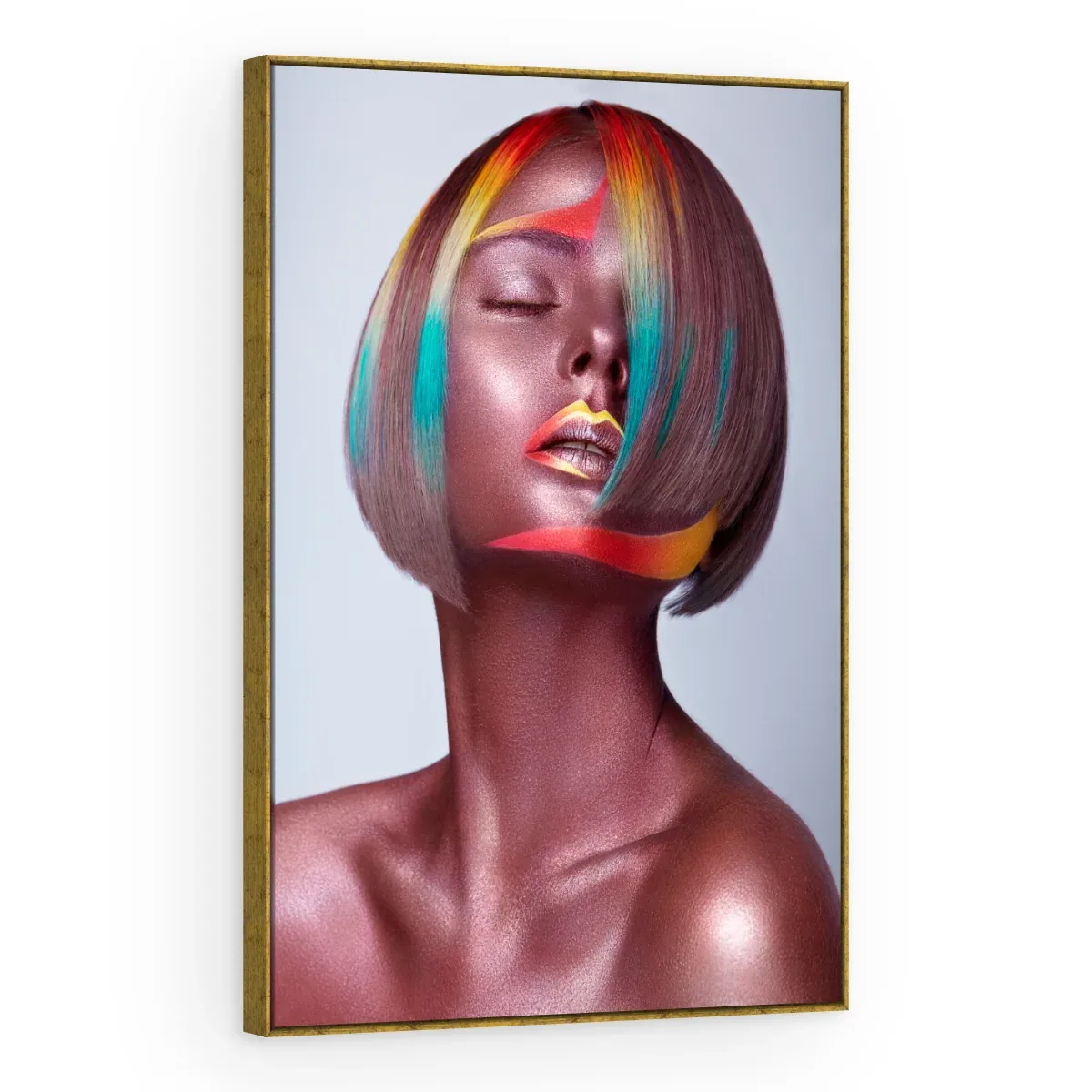 Quadro Decorativo Canvas Musa Colorida - PE0005
