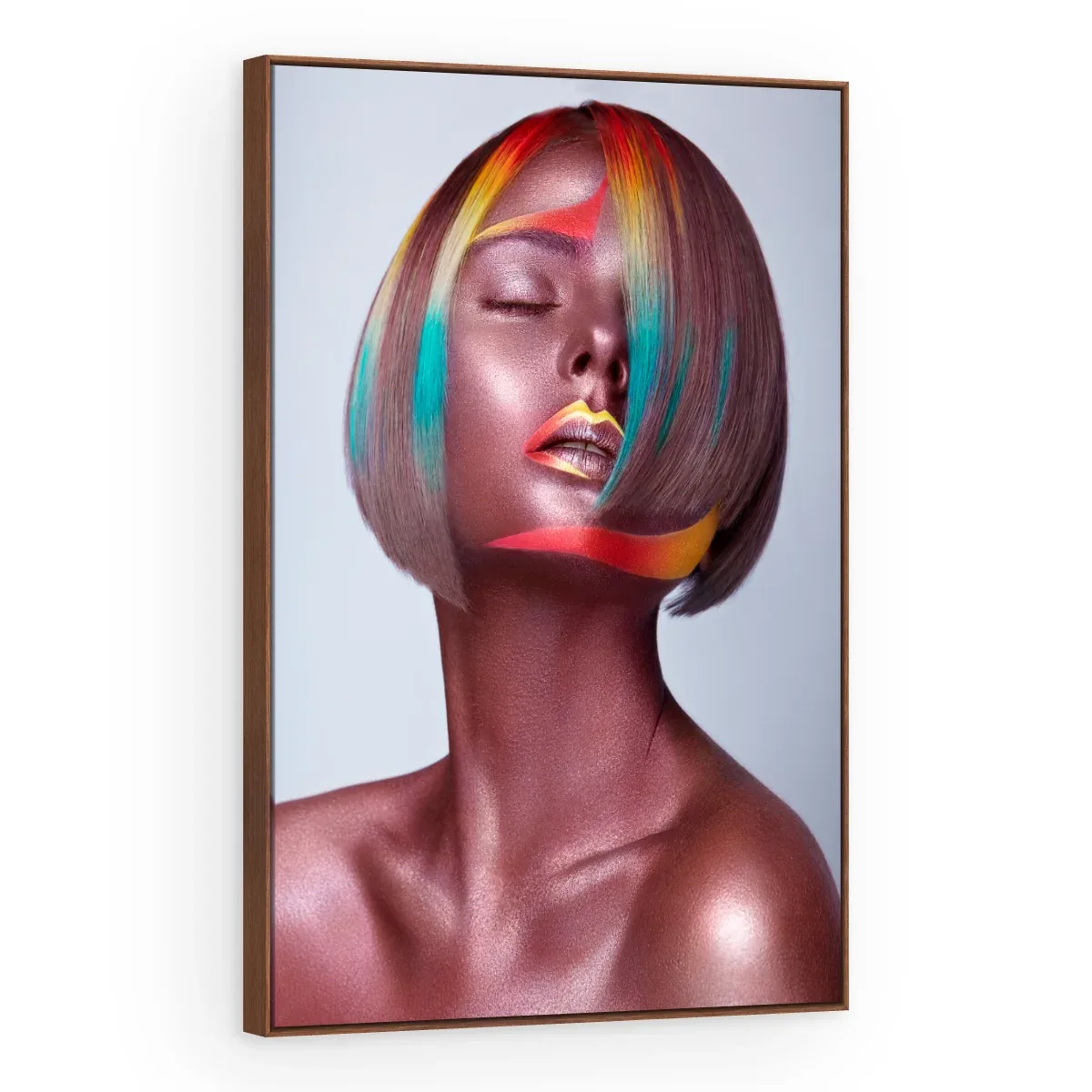 Quadro Decorativo Canvas Musa Colorida - PE0005