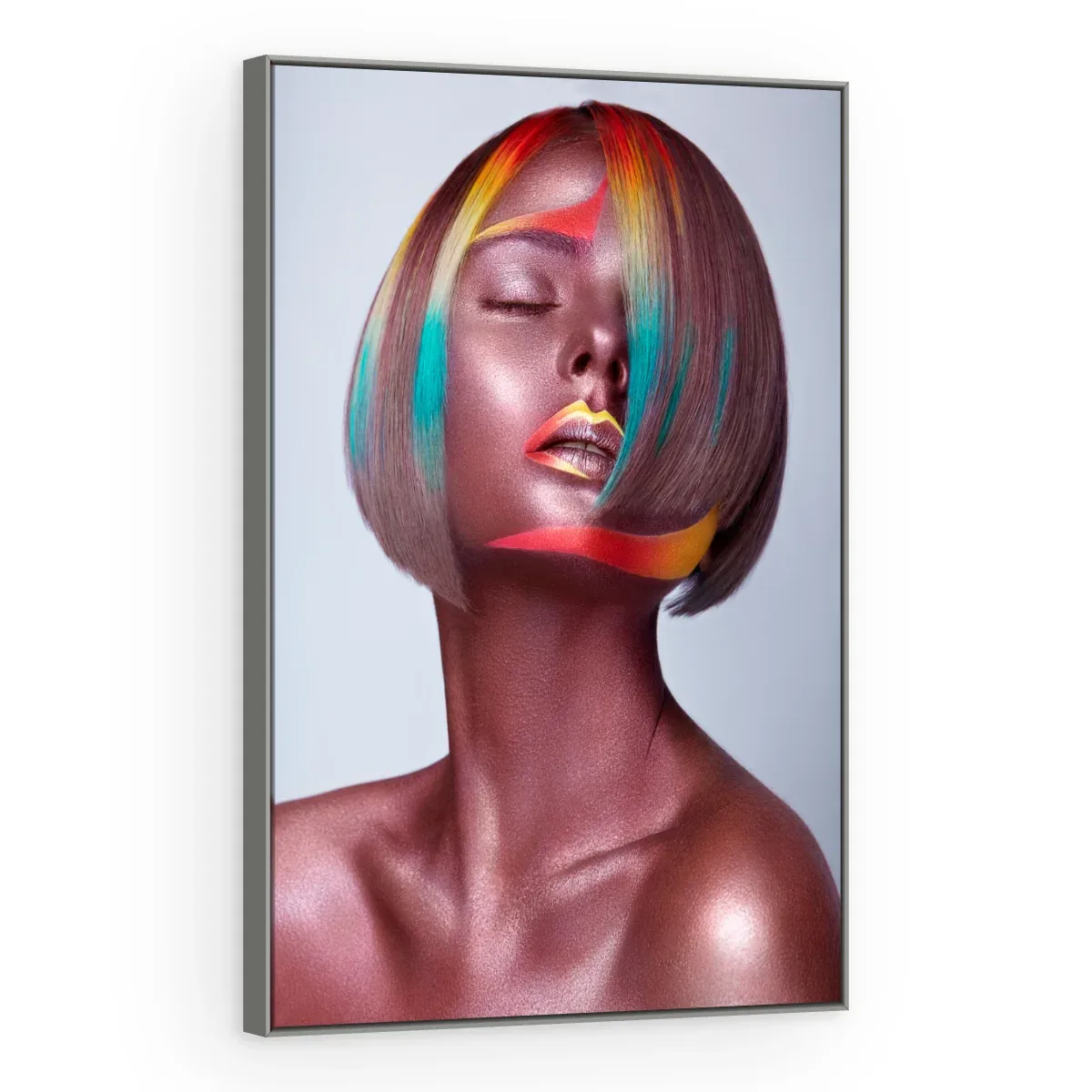 Quadro Decorativo Canvas Musa Colorida - PE0005
