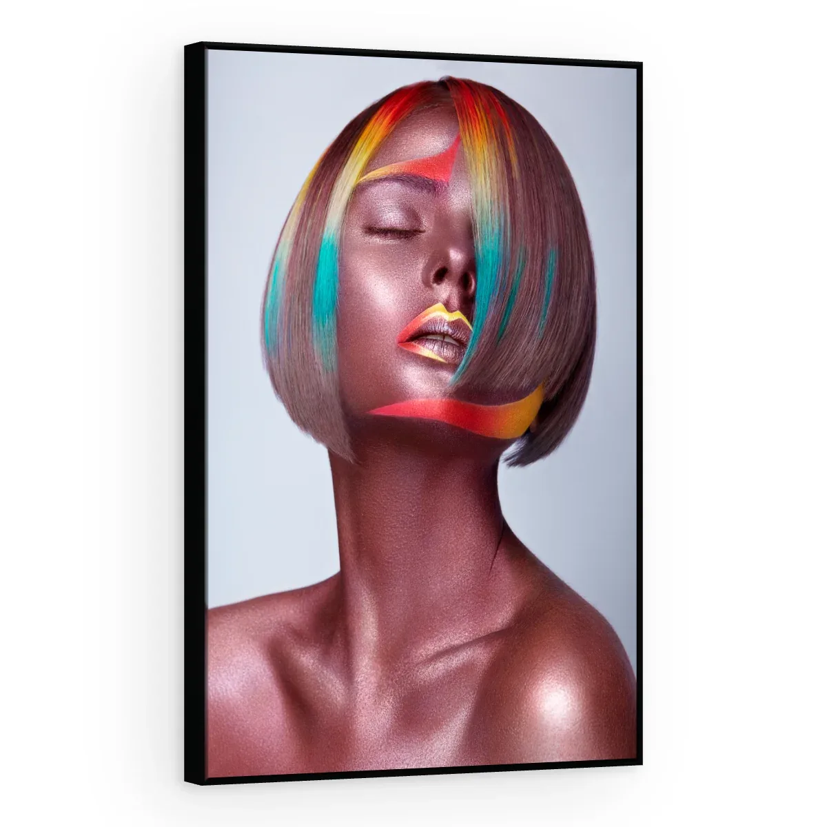 Quadro Decorativo Canvas Musa Colorida - PE0005