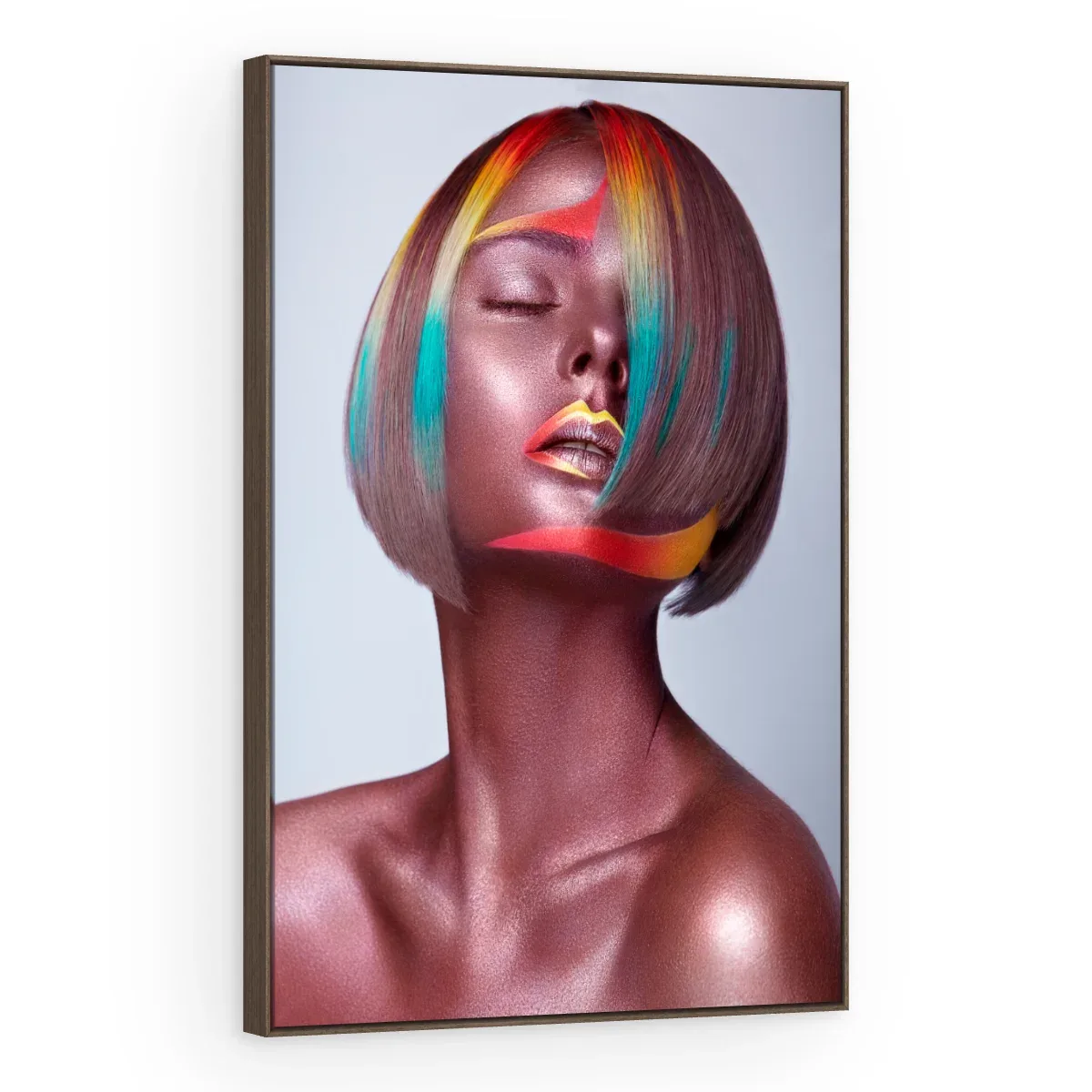 Quadro Decorativo Canvas Musa Colorida - PE0005