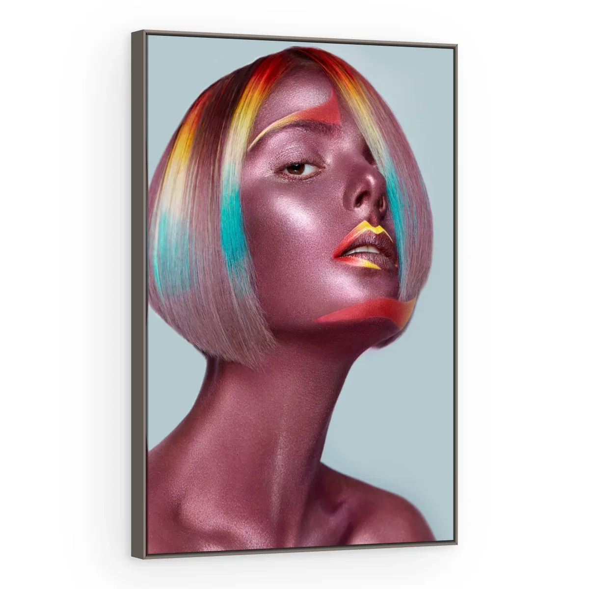 Quadro Decorativo Canvas Musa Lilás - PE0006