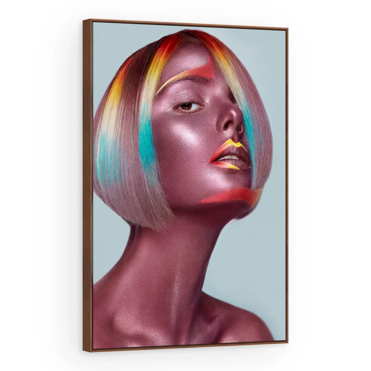 Quadro Decorativo Canvas Musa Lilás - PE0006