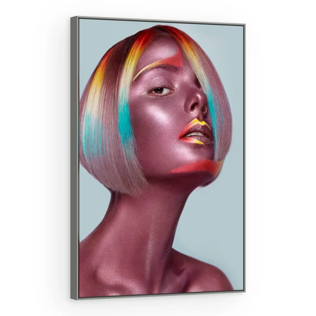 Quadro Decorativo Canvas Musa Lilás - PE0006