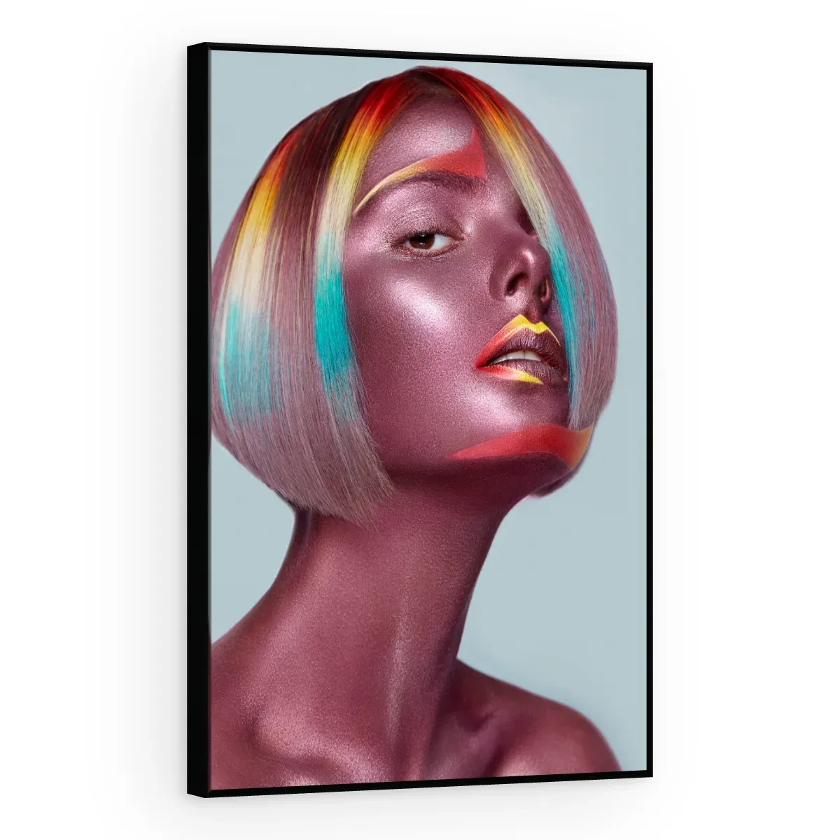 Quadro Decorativo Canvas Musa Lilás - PE0006