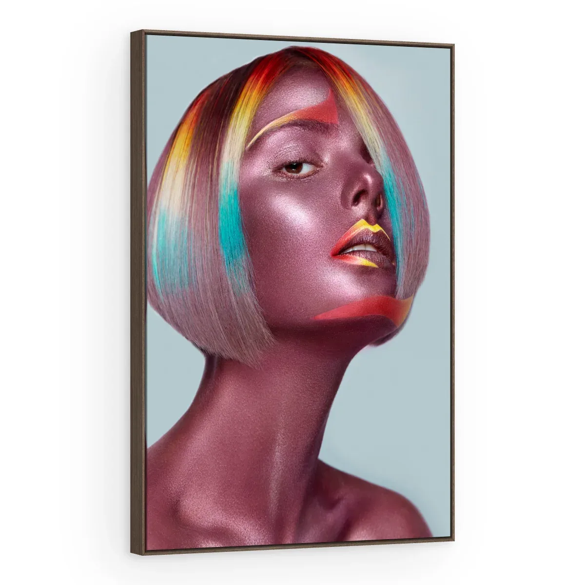 Quadro Decorativo Canvas Musa Lilás - PE0006