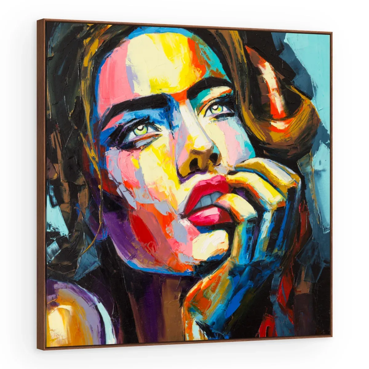 Quadro Decorativo Canvas Retrato Pensativo - PE0029