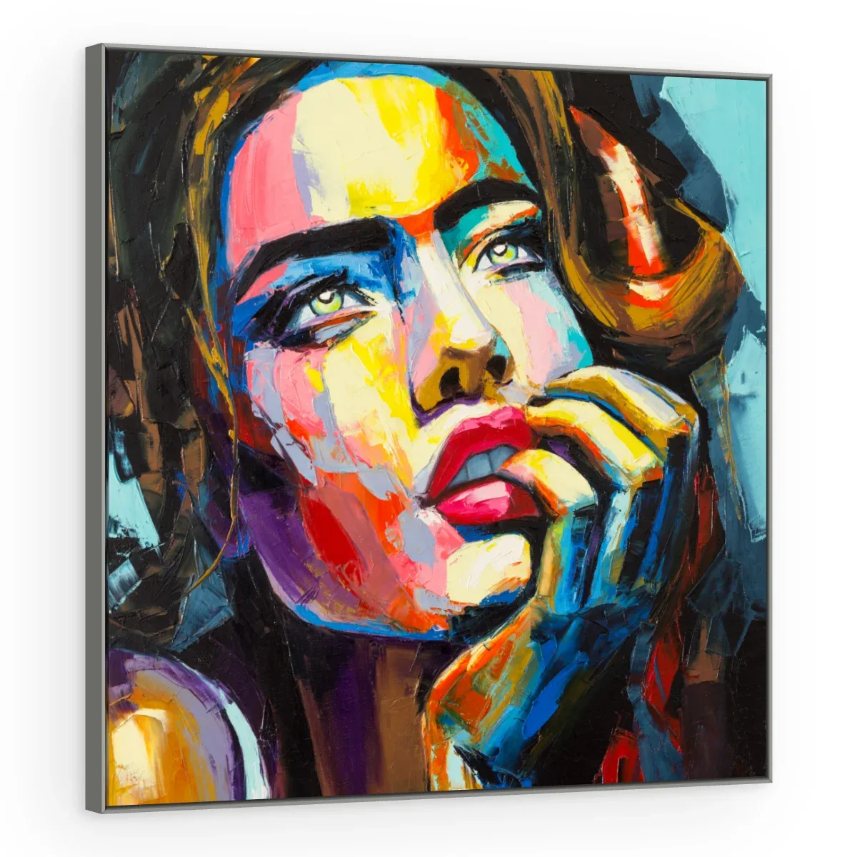 Quadro Decorativo Canvas Retrato Pensativo - PE0029