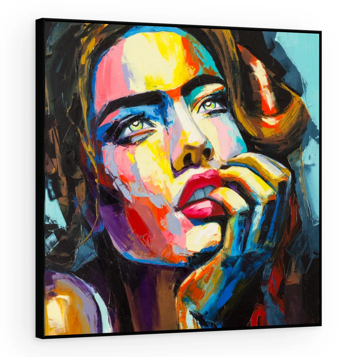 Quadro Decorativo Canvas Retrato Pensativo - PE0029