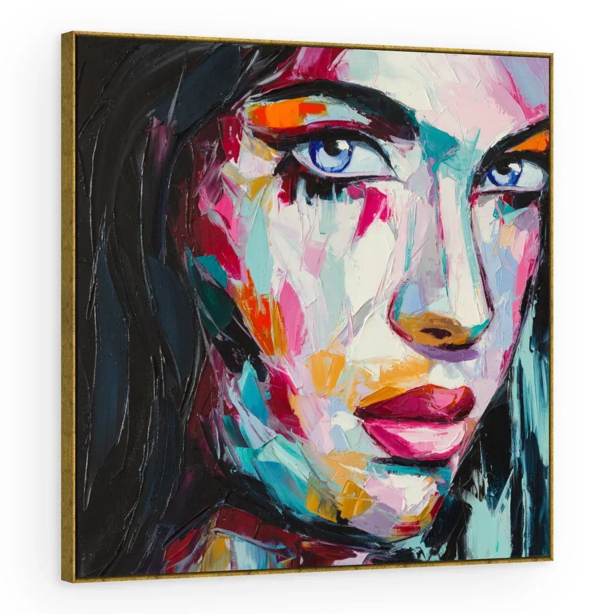 Quadro Decorativo Canvas Olhar Colorido - PE0030