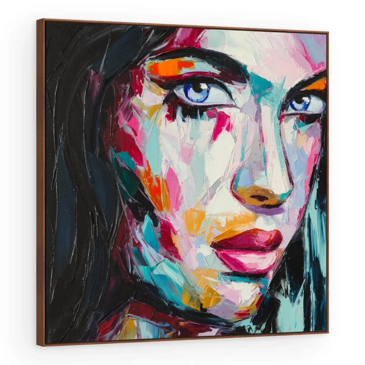 Quadro Decorativo Canvas Olhar Colorido - PE0030